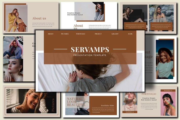 SERVAMPS Fashion Minimal - Powerpoint
