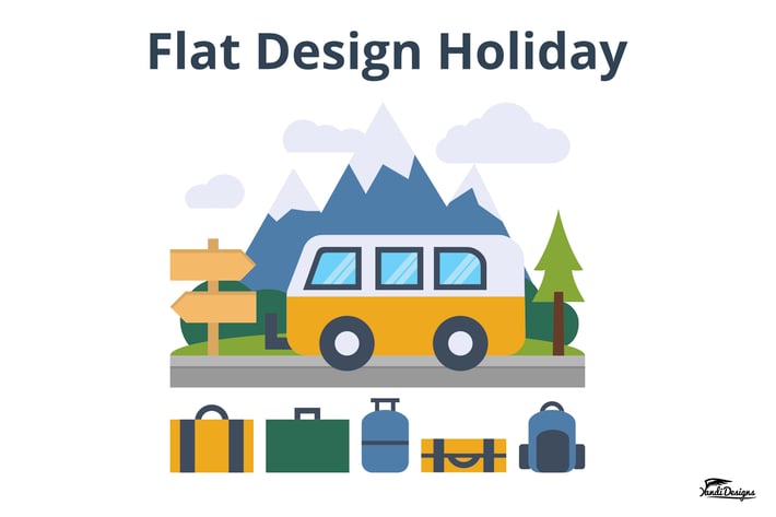 Flat Design Holiday