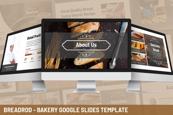 Breadrod - Bakery Google Slides Template