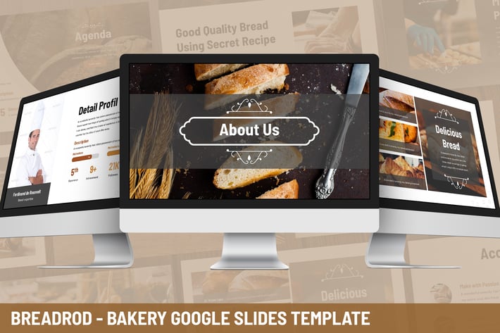 Breadrod - Bakery Google Slides Template