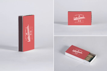 Matches Box Mock Up