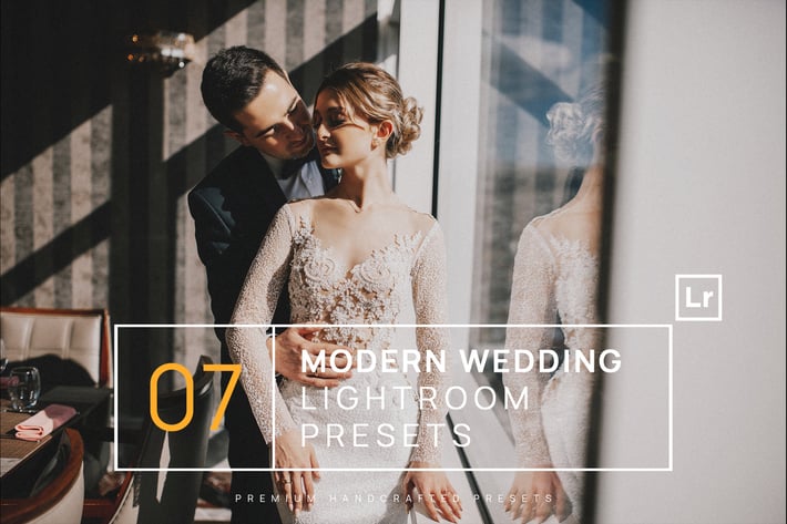 7 Modern Wedding Lightroom Presets + Mobile
