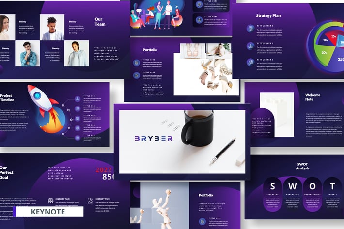 Corporate Pitch Deck Keynote Template