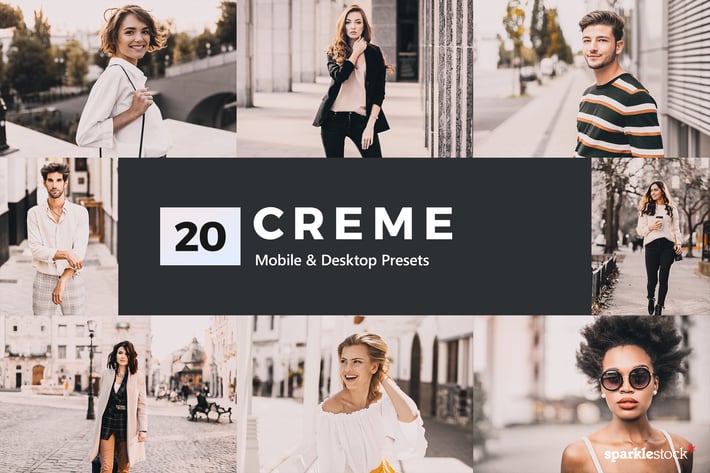 20 Creme Lightroom Presets & LUTs