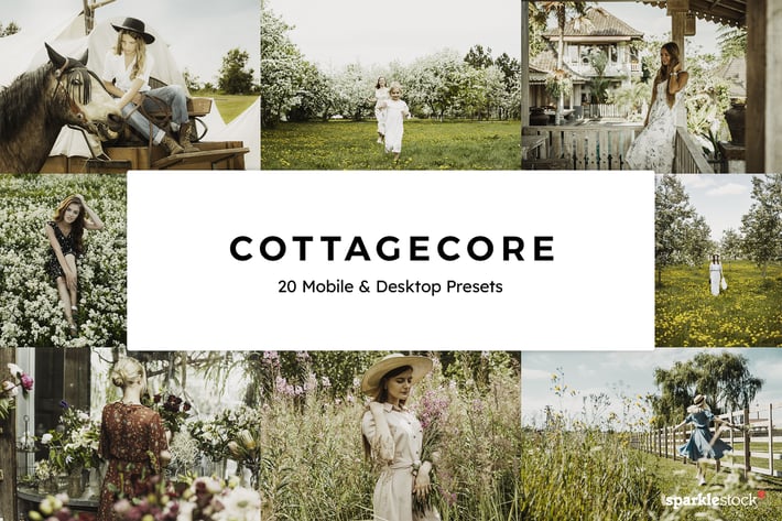 20 Cottagecore Lightroom Presets & LUTs