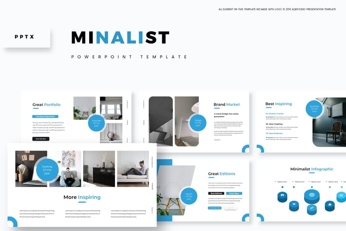 Minalist - Powerpoint Template
