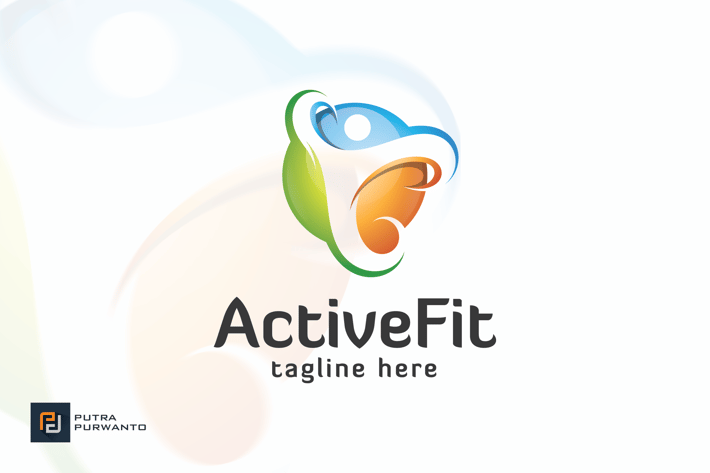Active Fit / People - Logo Template