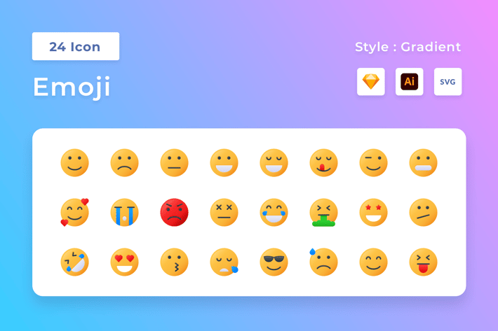 Emoji Gradient Icon