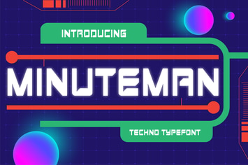 Minuteman Futuristic Font