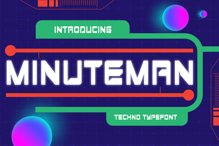 Minuteman Futuristic Font