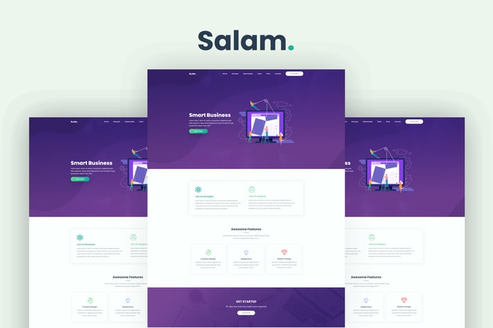 Slam - Startup and SaaS Template