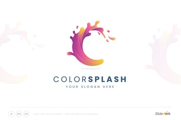 Color Splash Logo Template
