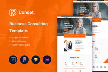 Conset - Business Consulting Template