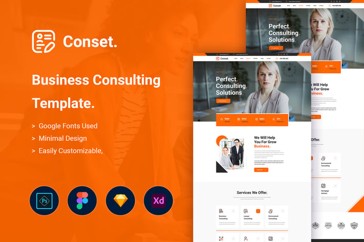 Conset - Business Consulting Template