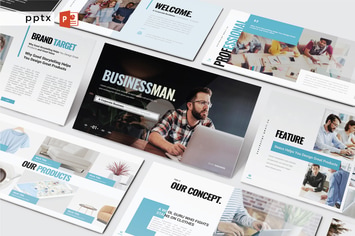 BUSINESSMAN - Powerpoint V473