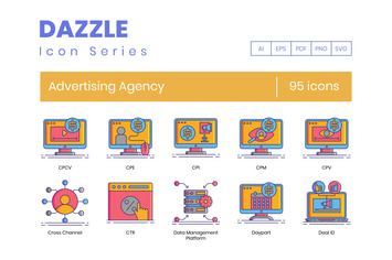 Advertising Agency Icons
