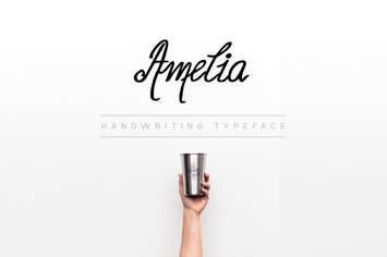 Amelia - Beautiful Handwriting / Calligraphy Font