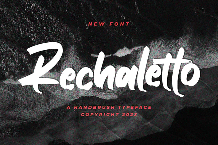 Rechaletto - Brush Font