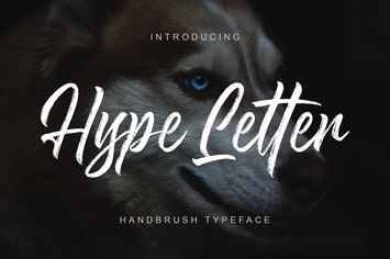 Hype Letter - Handbrush Typeface