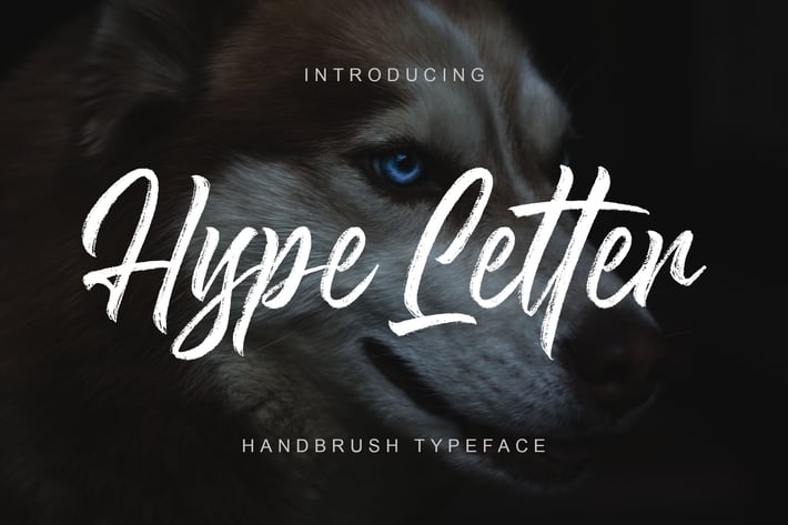 Hype Letter - Handbrush Typeface