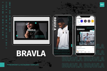 Bravla - Keynote & Instagram Template