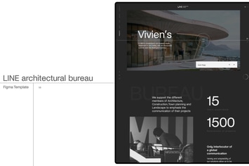 LINE Bureau — Architecture Figma Template