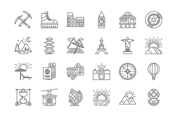63 Travel Icons