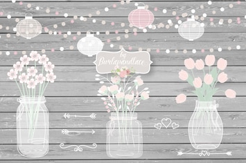 Rustic Mason Jar Country Wedding