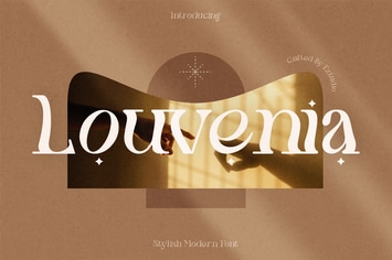 Stylish Modern Font -  Louvenia