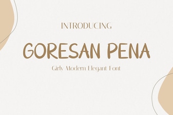 Handwriting Font - Goresan Pena