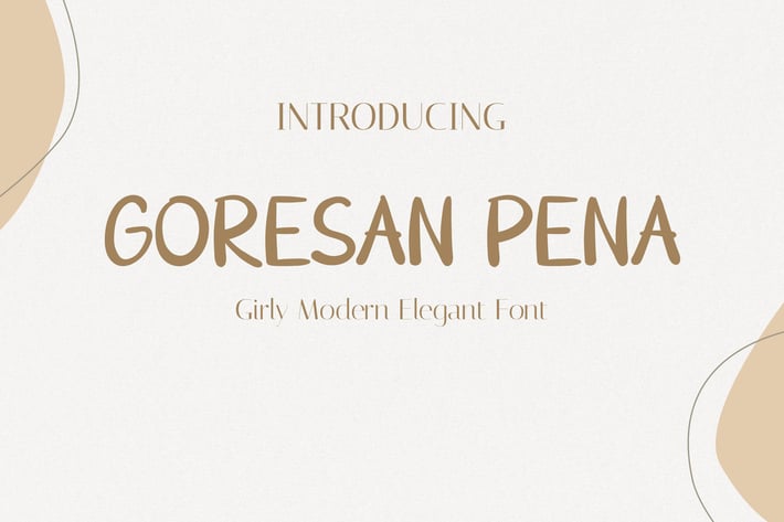 Handwriting Font - Goresan Pena