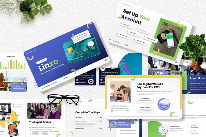 Linxo - Wallet & Payment Keynote Template