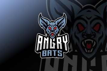 Angry Bats Sport and Esport Logo Template