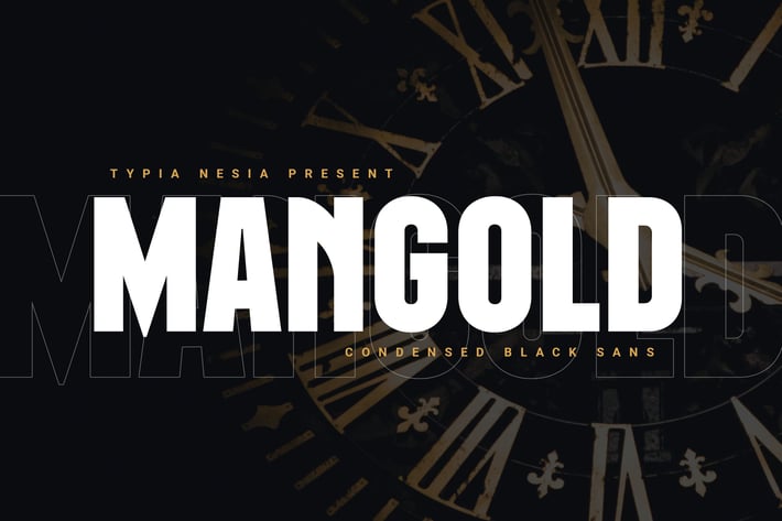 Mangold - Bold Condensed Sans - Sport Game Font