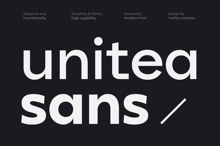 Unitea Sans Serif Family