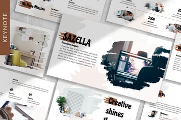 Sazella - Creative Keynote Template