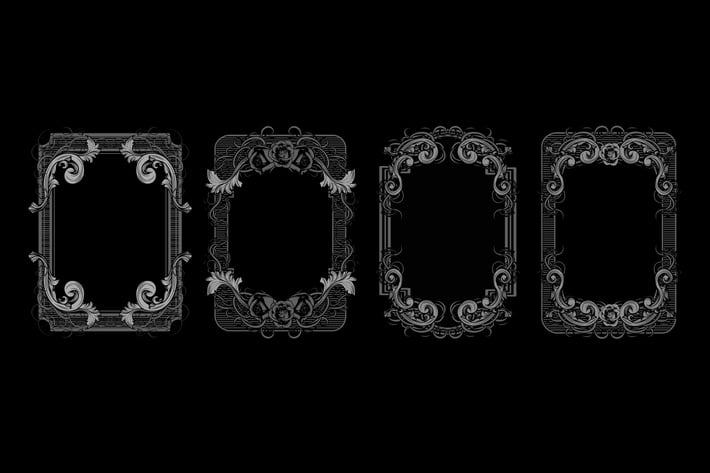 Vintage luxury frame