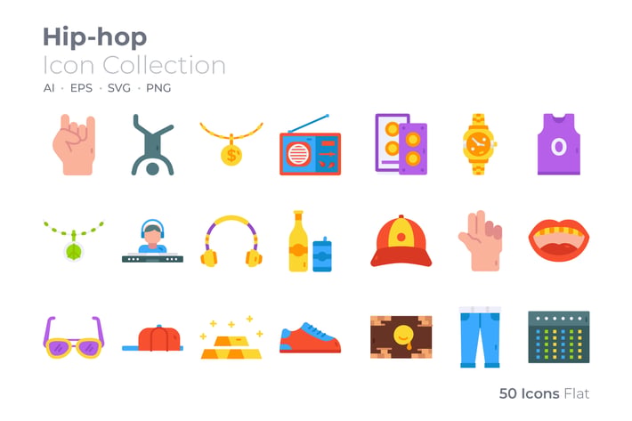Hip Hop Color Icon