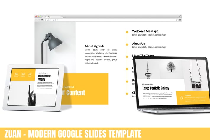 Zuan - Modern Google Slides Template