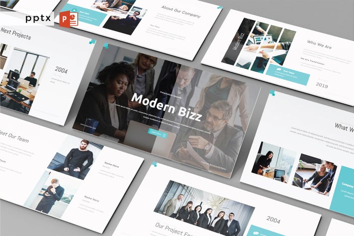 MODERN BIZZ - Powerpoint  V311