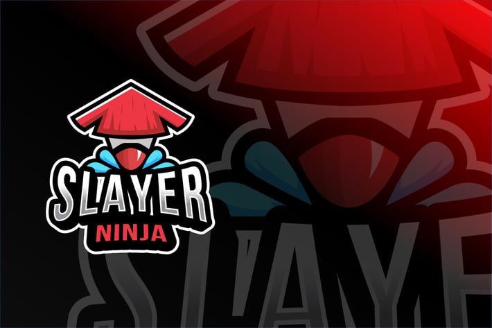 Slayer Ninja Esport Logo Template
