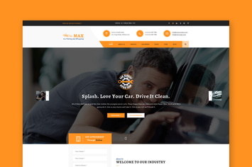 Car Window Tinting & Wrapping PSD Template