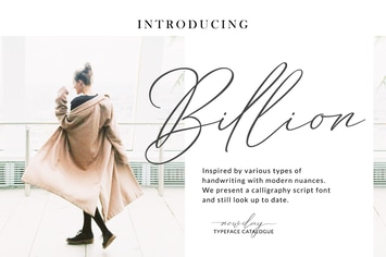 Billion Script + Webfont