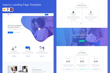 Agency Landing Page Template