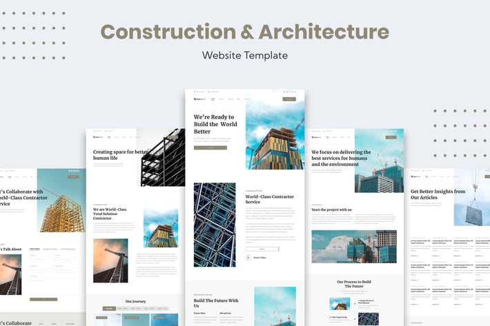 Architecture and Construction Website Template