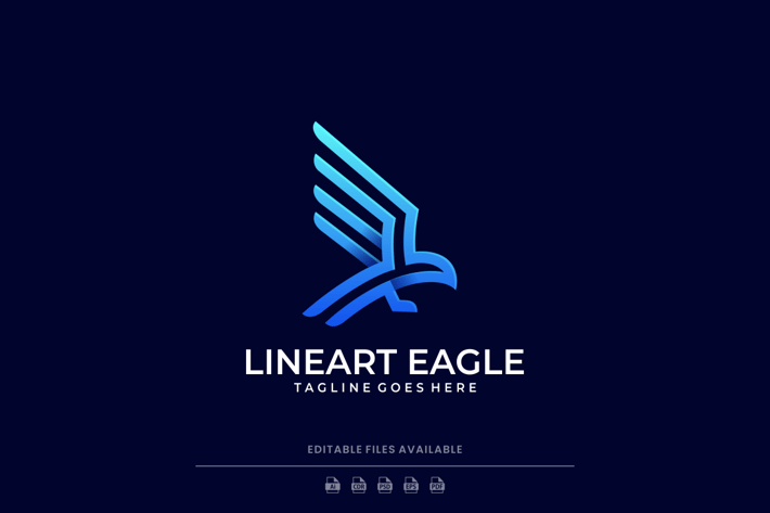 Eagle Line Art Logo