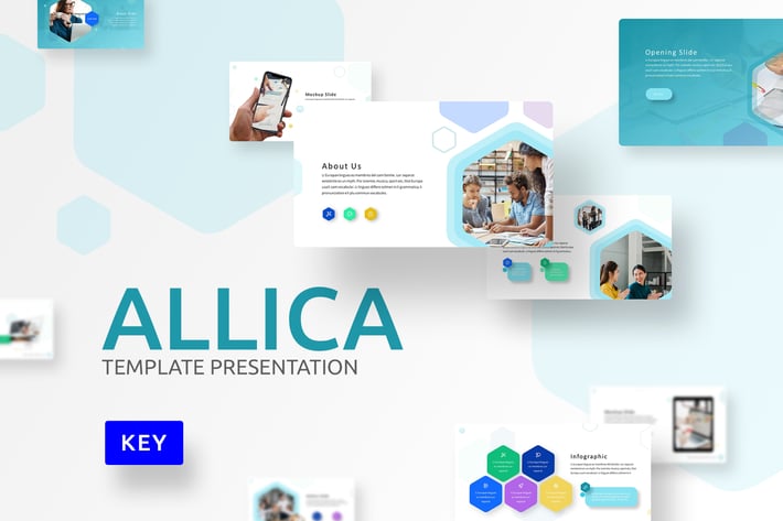 Allica - Hexagonal Keynote Template