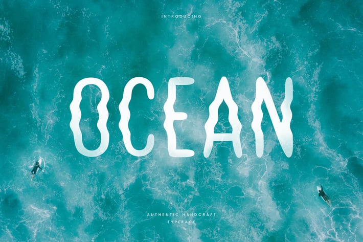 Ocean - Hand Writing Summer Font