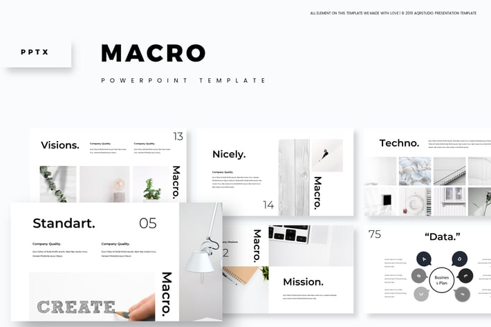 Macro - Powerpoint Template