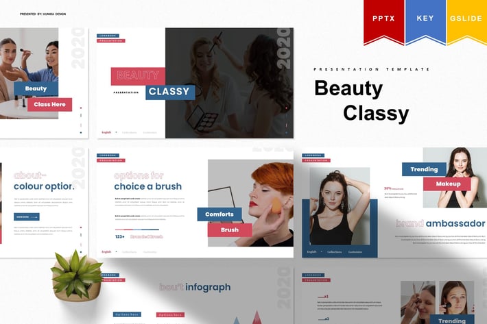 Beauty Class | Powerpoint, Keynote, Google Slides